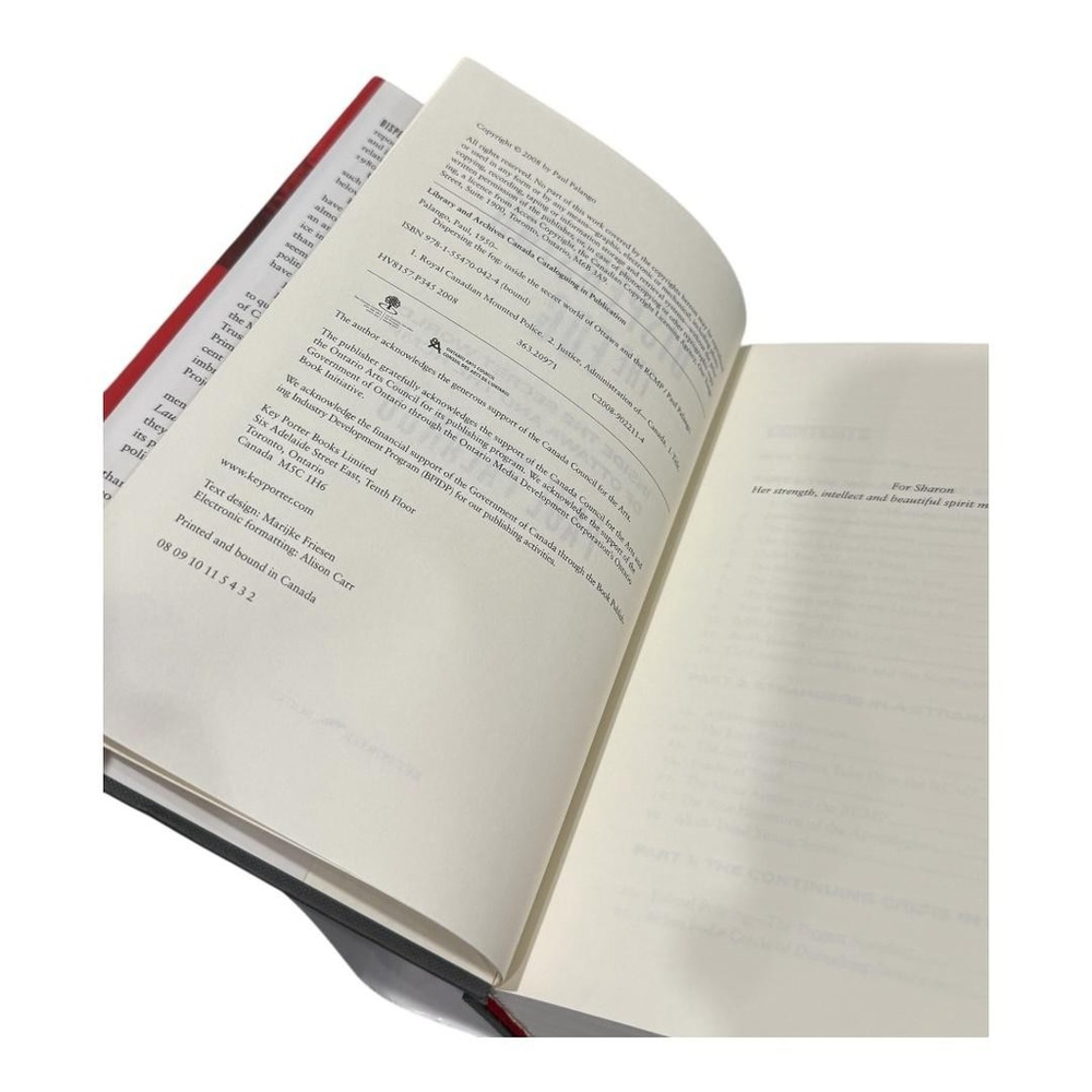 Dispersing The Fog Paul Palango Hardcover Ottawa RCMP Canada Politics Law Book - Picture 3 of 9